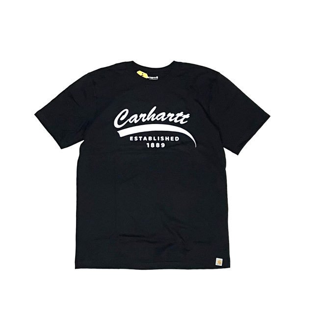 <div>CARHARTT</div>S/S PRINT T-SHIRT<br>RELAXED FIT<br>BLK 