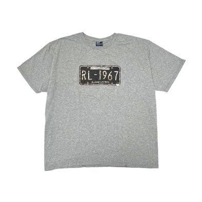 <div>Polo Ralph Lauren </div>DEADSTOCK<br>S/S T-SHIRT<br>PLATE<br>GRY
