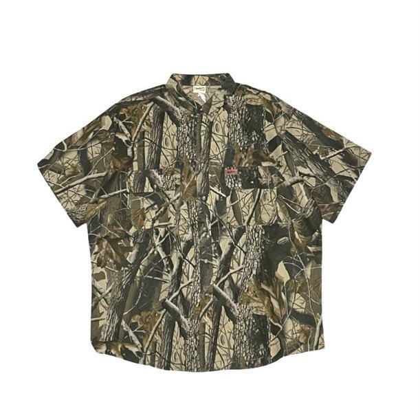 <div>WOOLRICH</div>DEADSTOCK<br>COTTON S/S SHIRT<br>REALTREE