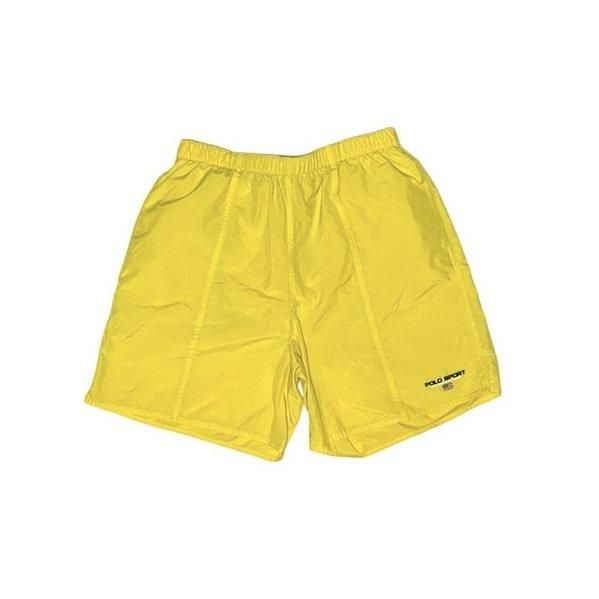 <div>POLO SPORT</div>DEADSTOCK<br>NYLON SHORTS<br>YEL