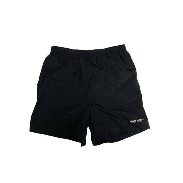 <div>POLO SPORT</div>DEADSTOCK<br>NYLON SHORTS<br>BLACK