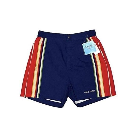 <div>POLO SPORT</div>DEADSTOCK<br>CTOTTON SWIM  SHORTS<br>NVYxMLT