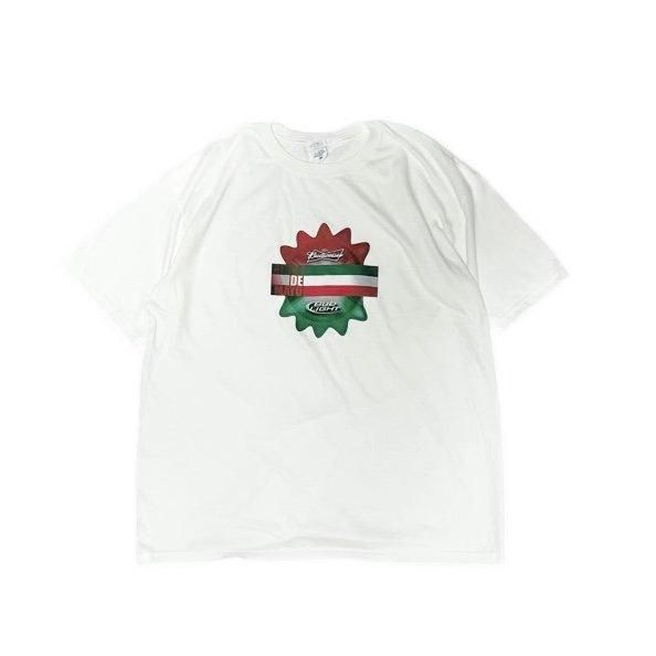 <div>Budweiser</div>OFFICIAL<br>DEADSTOCK<br>S/S PRINT T-SHIRT<br>CINCO DE MAYO<br>WHT
