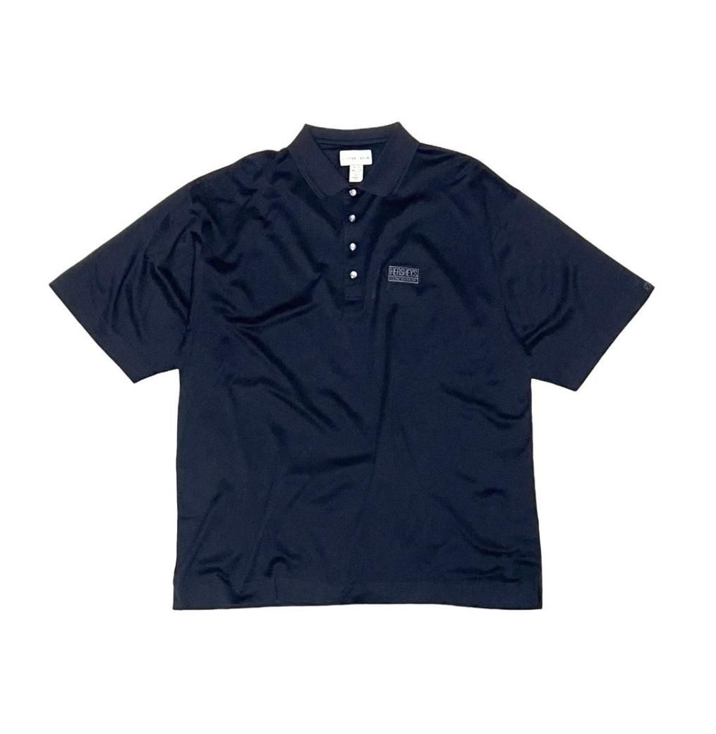 <div>HERSHEYs</div>DEADSTOCK<br>COTTON S/S POLO SHIRT<br>BLACK