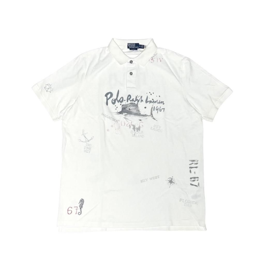 ポロラルフローレン Tシャツ Lサイズ カジキ 柄 謙っ ポロラルフローレン Tシャツ Lサイズ カジキ 柄 謙っ