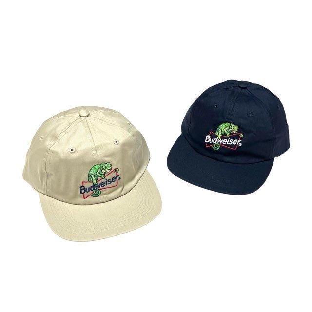 <div>Budweiser</div>OFFICIAL<br>90’sDeadstock<br>SNAP BACK CAP<br>CAMELEON<br>NVY,KHA
