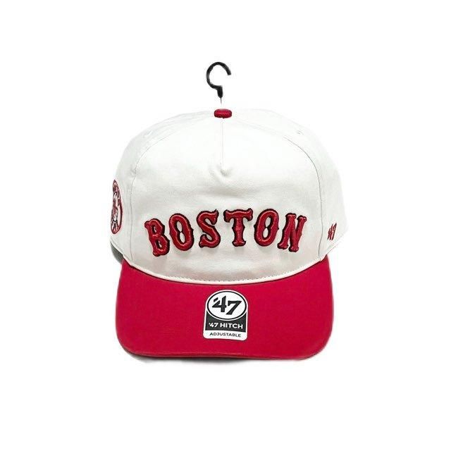 <div>47 BRAND</div>SNAP BACK CAP<br>BOSTON RED SOX<br>HITCH<br>WHT×RED×NVY
