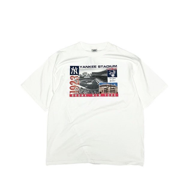 <div>Lee</div>NEW YORK YANKEES<br>06's DEADSTOCK<br>S/S PRINT T-SHIRT<br>WHITE