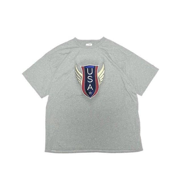 <div>Nike</div>90'sDEADSTOCK<br>S/S T-SHIRT<br>MADE IN U.S.A<br>GREY