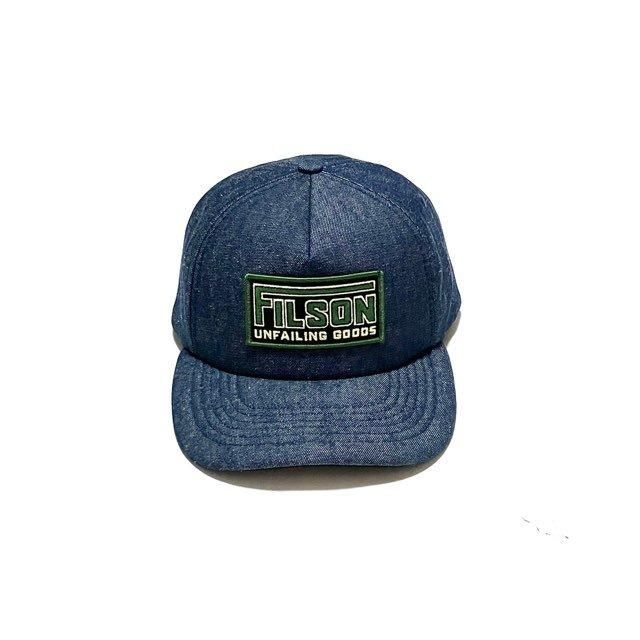 <div>FILSON</div>SNAP BACK CAP<br>DENIM<br>INDIGO