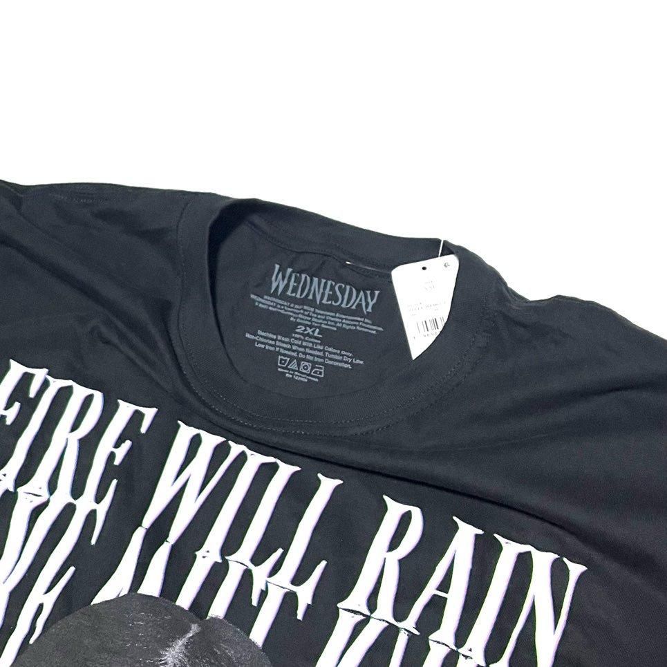 デッドストック　ウェンズデー・アダムス　Tシャツ　オフィシャル　公式　黒 デッドストック ウェンズデー・アダムス Tシャツ オフィシャル