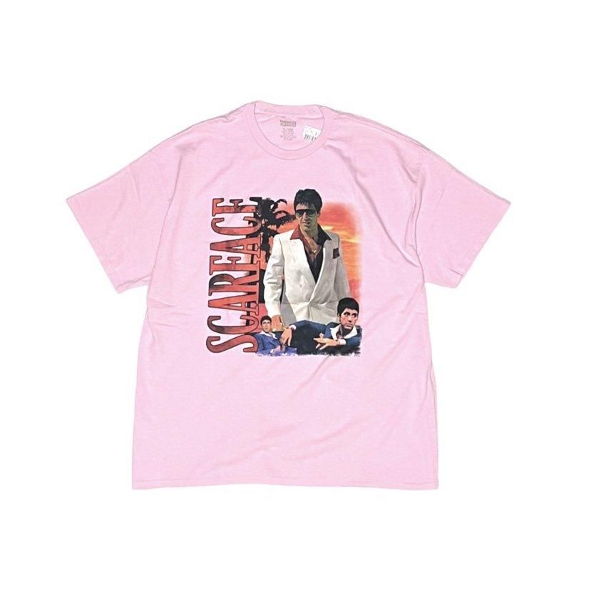 <div>SCARFACE</div>OFFICIAL<br>S/S PRINT T-SHIRT<br>PINK