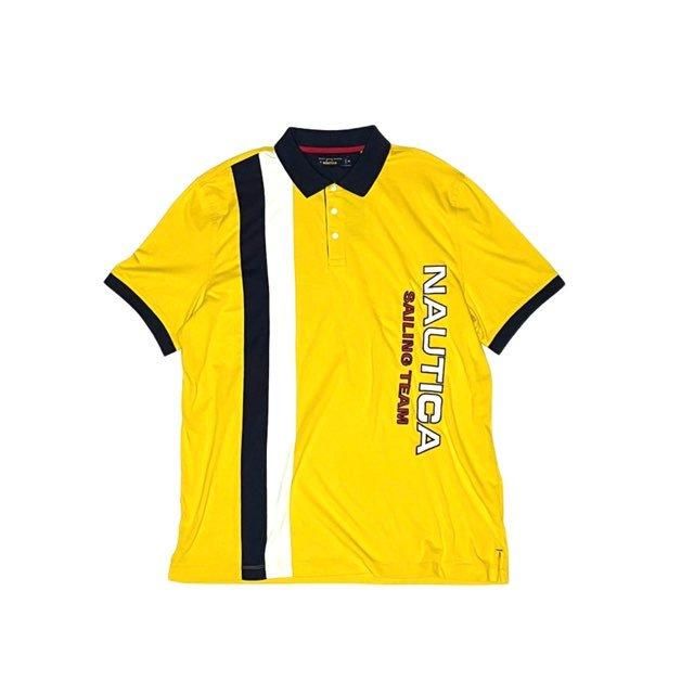 <div>NAUTICA</div>S/S POLO SHIRT<br>LIL YACHTY COLLECTION<br>YELxNVY 