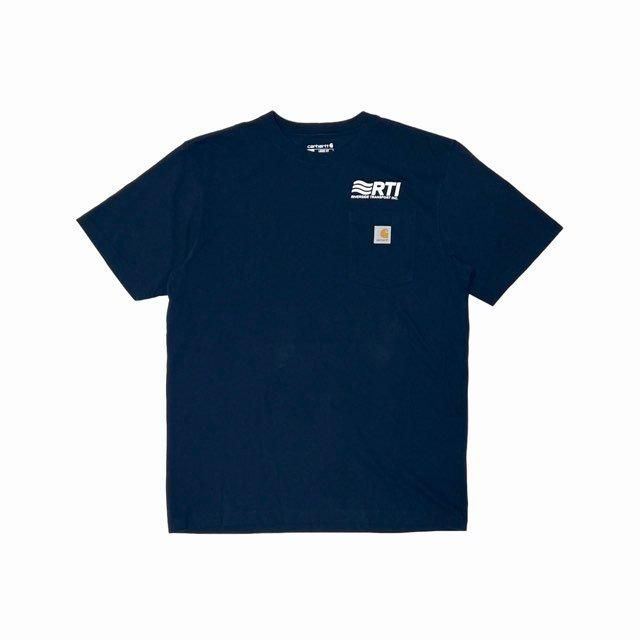 <div>CARHARTT</div>RTI<br>S/S POCKET T-SHIRT<br>LOOSE FIT<br>NAVY