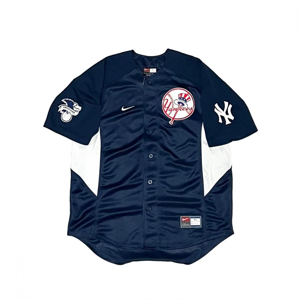 NIKE ナイキ ヤンキースベースボール シャツ 関＊送込 NIKE/ナイキ/海外企画/US企画/ベースボールシャツ/MLB/BBシャツ
