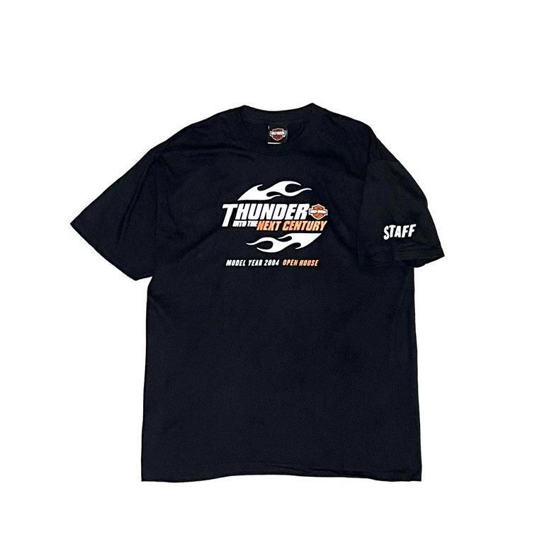 <div>HARLEY DAVIDSON</div>2004's DEADSTOCK<br>S/S PRINT T-SHIRT<br>BLACK