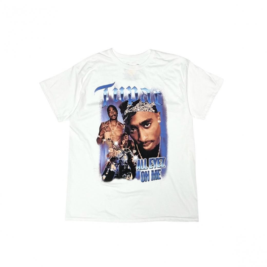 <div>2PAC</div>RAP TEE<br>ALL EYEZ ON ME<br>OFFICIAL TEE<br>WHITE