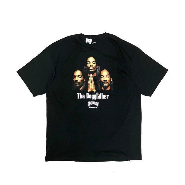 <div>DEATH ROW RECORDS</div>SNOOP DOG<br>THA DOGGFATHER<br>OFFICIAL<br>S/S PRINT T-SHIRT<br>BLK