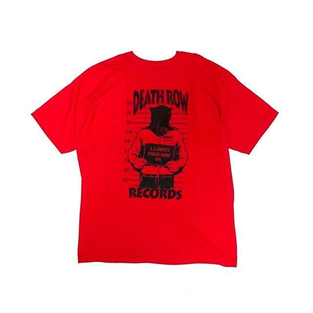 <div>DEATH ROW RECORDS</div>OFFICIAL<br>S/S PRINT T-SHIRT<br>RED