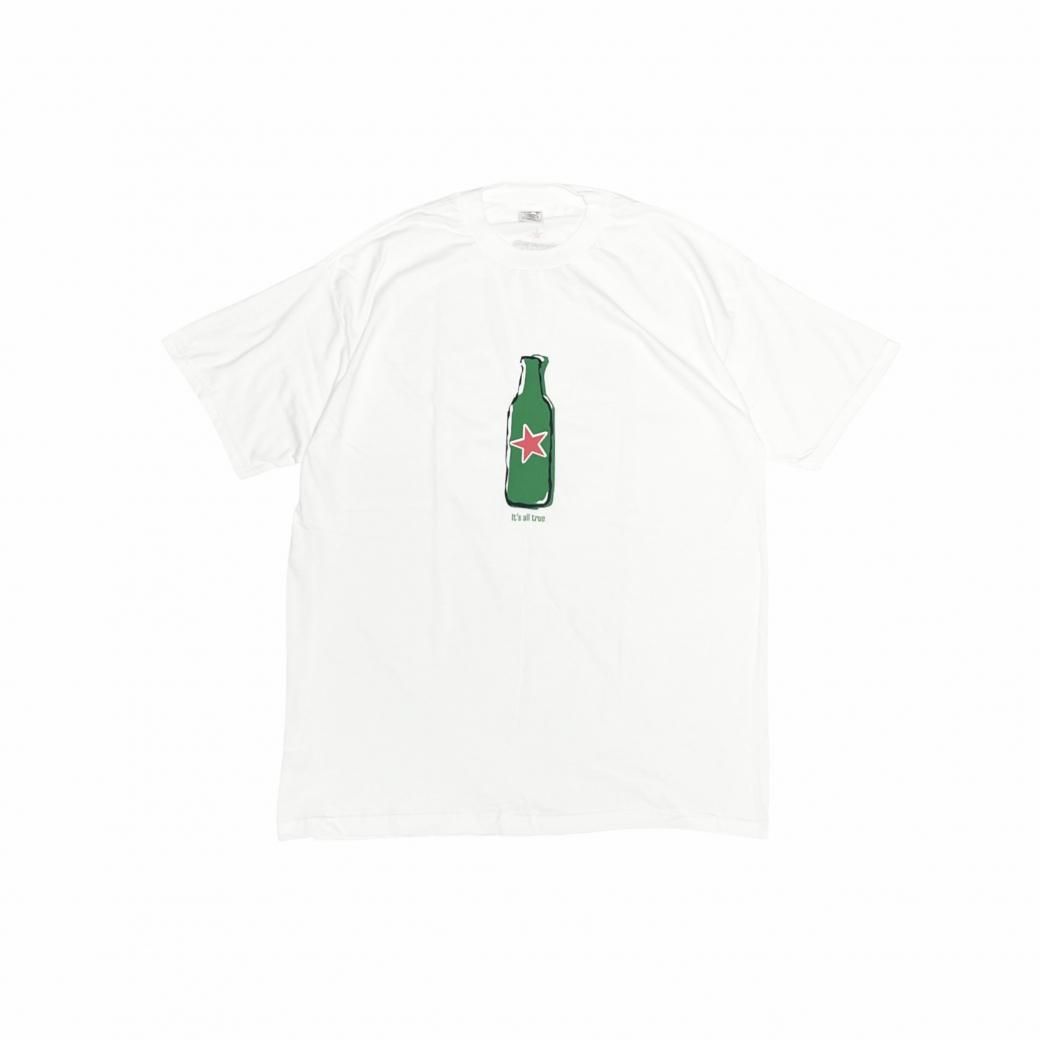 <div>Heineken</div>OFFICIAL<br>DEADSTOCK<br> S/S PRINT T-SHIRT <br>MADE IN USA<br>WHITE
