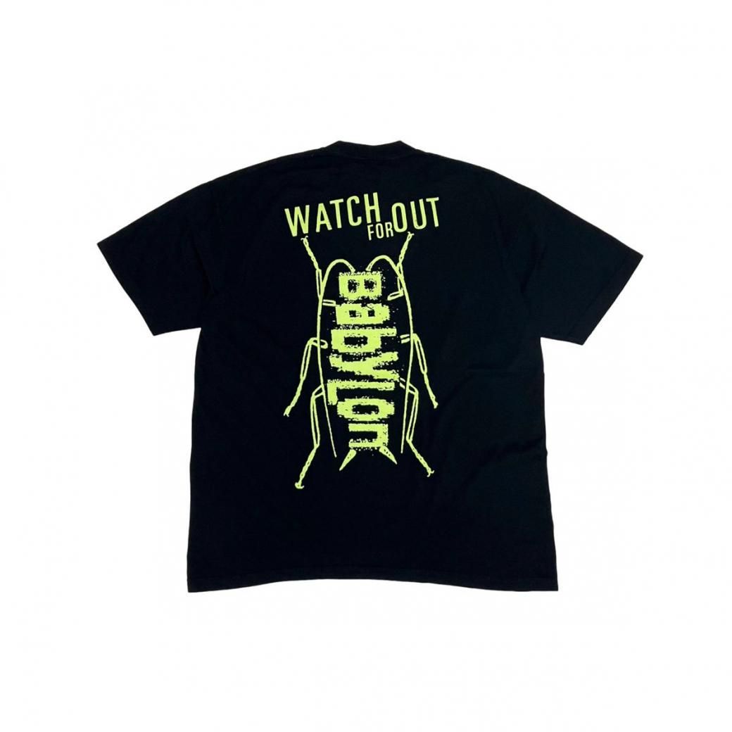 <div>BABYLON LA</div>S/S PRINT T-SHIRT<br>PEST CONTROL<br> MADE IN U.S.A<br>BLK 