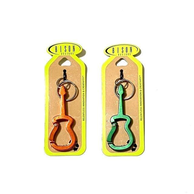 <div>BISON DESIGNS</div>CARABINER<br>GUITAR<br>ORANGE,GREEN