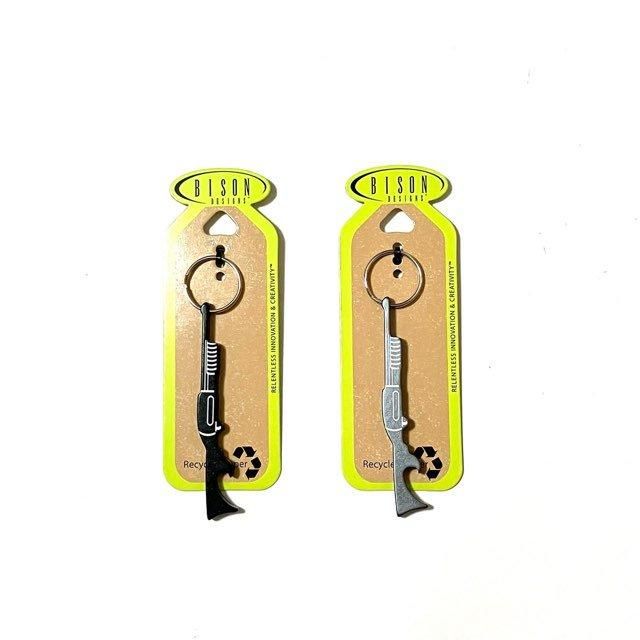 <div>BISON DESIGNS</div>KEYHOLDER/OPENER<br>SHOTGUN<br>BLK,GRY