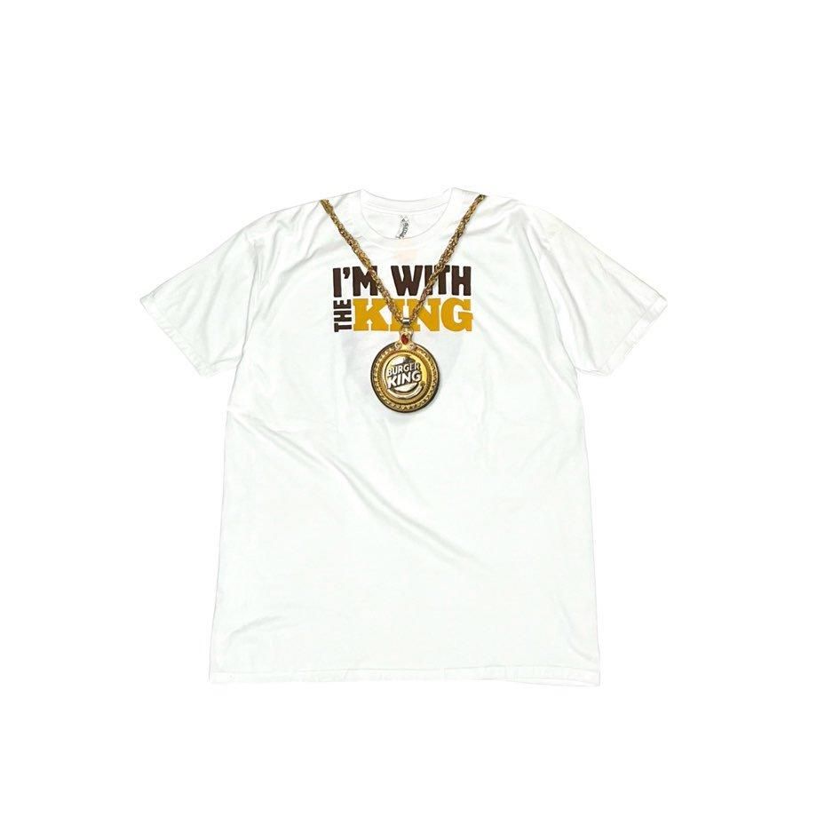 <div>BURGER KING</div>OFFICIAL<br> S/S PRINT T-SHIRT<br>WHITE
