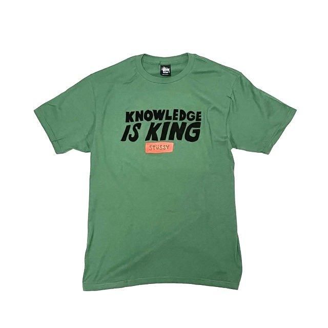 <div>STUSSY</div>S/S PRINT T-SHIRT<br>2000's Deadsdtock<br>KWONLEDGE<br>GREEN