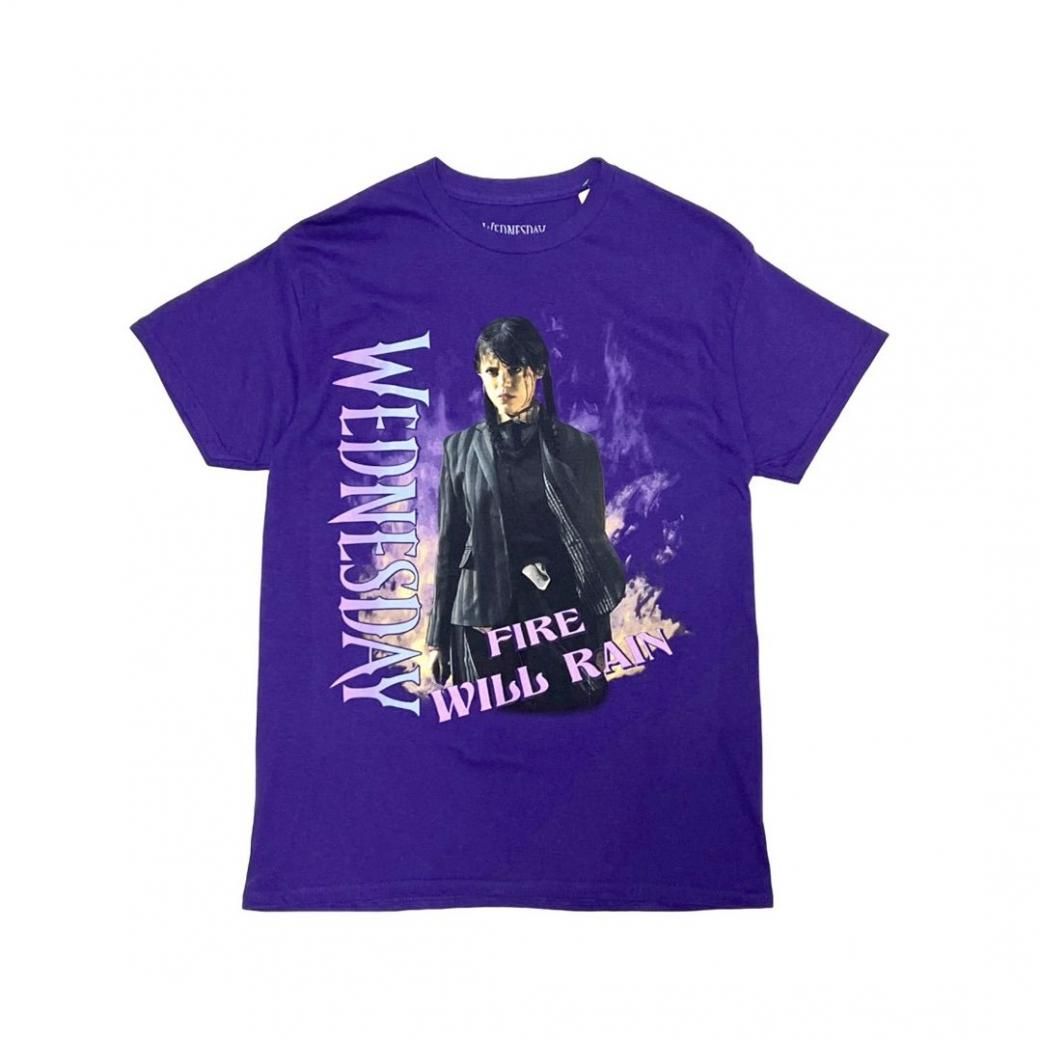 <div>WEDNESDAY</div>OFFICIAL<br>S/S PRINT T-SHIRT<br>PUR