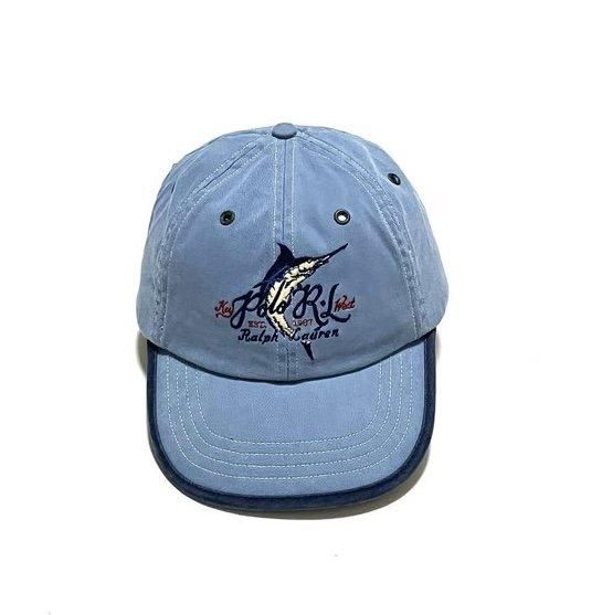 <div>Polo Ralph Lauren </div>DEADSTOCK<br>COTTON CAP<br>KEY WEST/SAILFISH<br>L.BLU