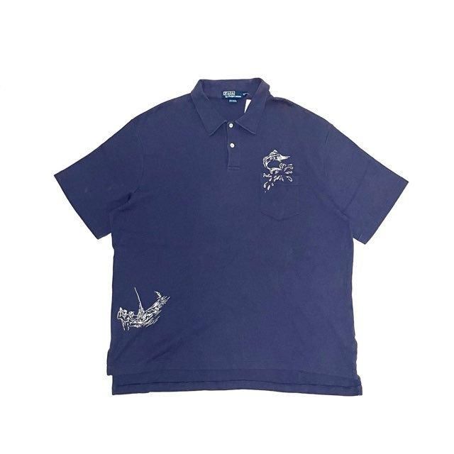 <div>Polo Ralph Lauren </div>HEAVYWEIGHT<br>SS POLO SHIRT<br>CLASSIC FIT<br>2XL<br>NAVY