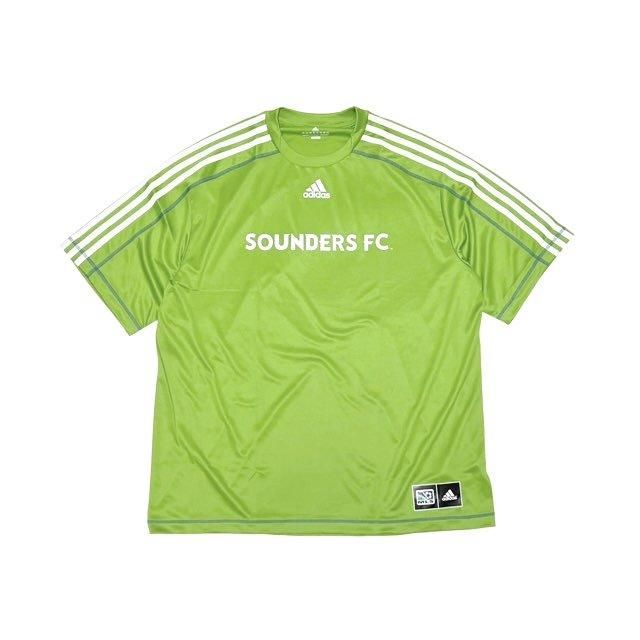 <div>ADIDAS</div>SEATTLE SOUNDERS<br>SOCCER JERSEY<br> T-SHIRT<br>GREEN