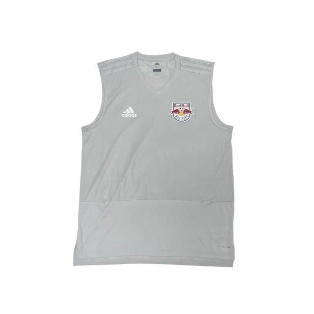 <div>ADIDAS</div>NEW YORK RED BULLS<br>SOCCER JERSEY<br>SLEEVE LESS<br>GRY