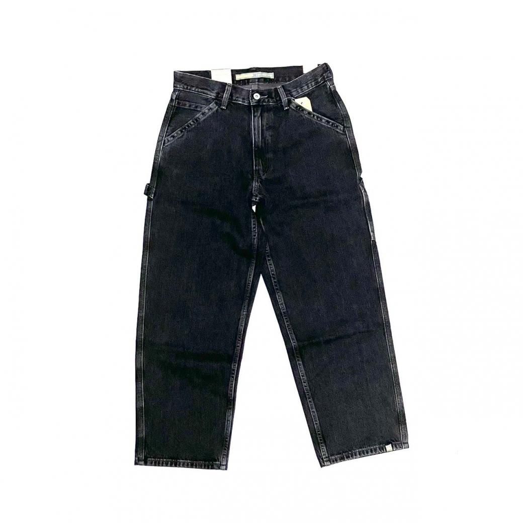 <div>Levi's</div>SILVERTAB<br>BAGGY CARPENTER<br>DENIM PANTS<br>BLACK WASH