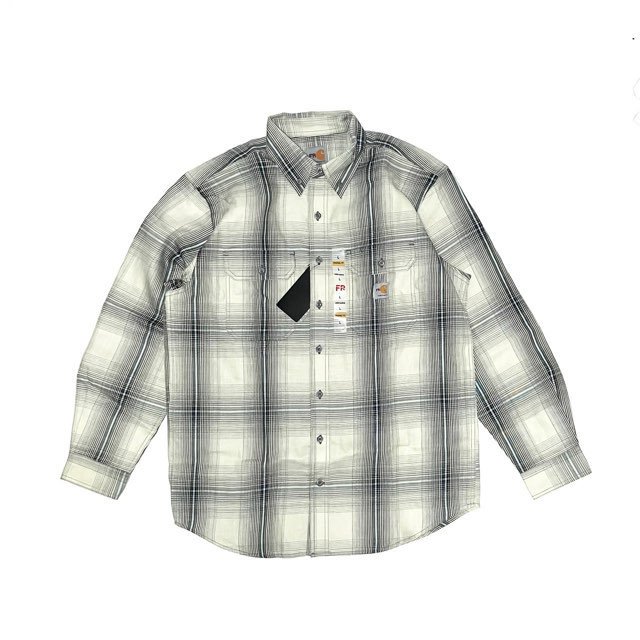 <div>CARHARTT</div>FLANNEL<br>L/S TWILL SHIRT<br>FLAME RESISTANCE<br>Original Fit<br>BEG