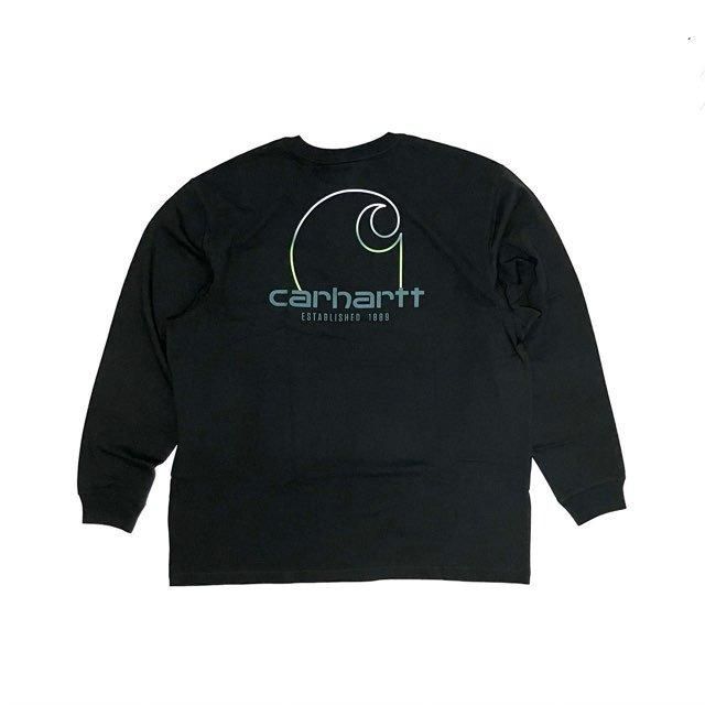 <div>CARHARTT</div>Loose Fit<br>L/S T-SHIRT<br>POCKET<br>BLK