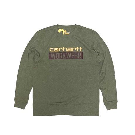 <div>CARHARTT</div>Original Fit<br>L/S T-SHIRT<br>PRINT<br>OLIVE