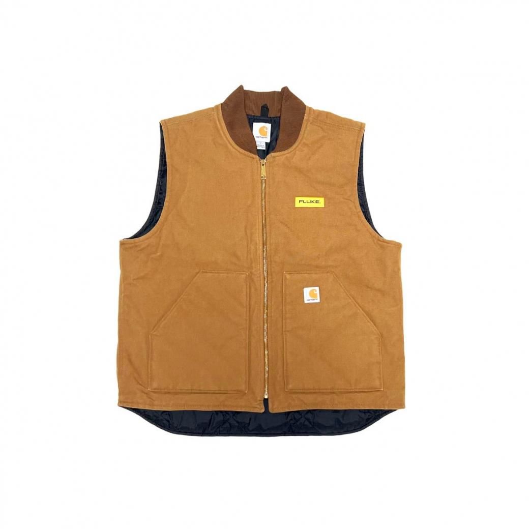 <div>CARHARTT</div>DUCK ACTIVE VEST<br>BROWN<br>COMPANY LOGO
