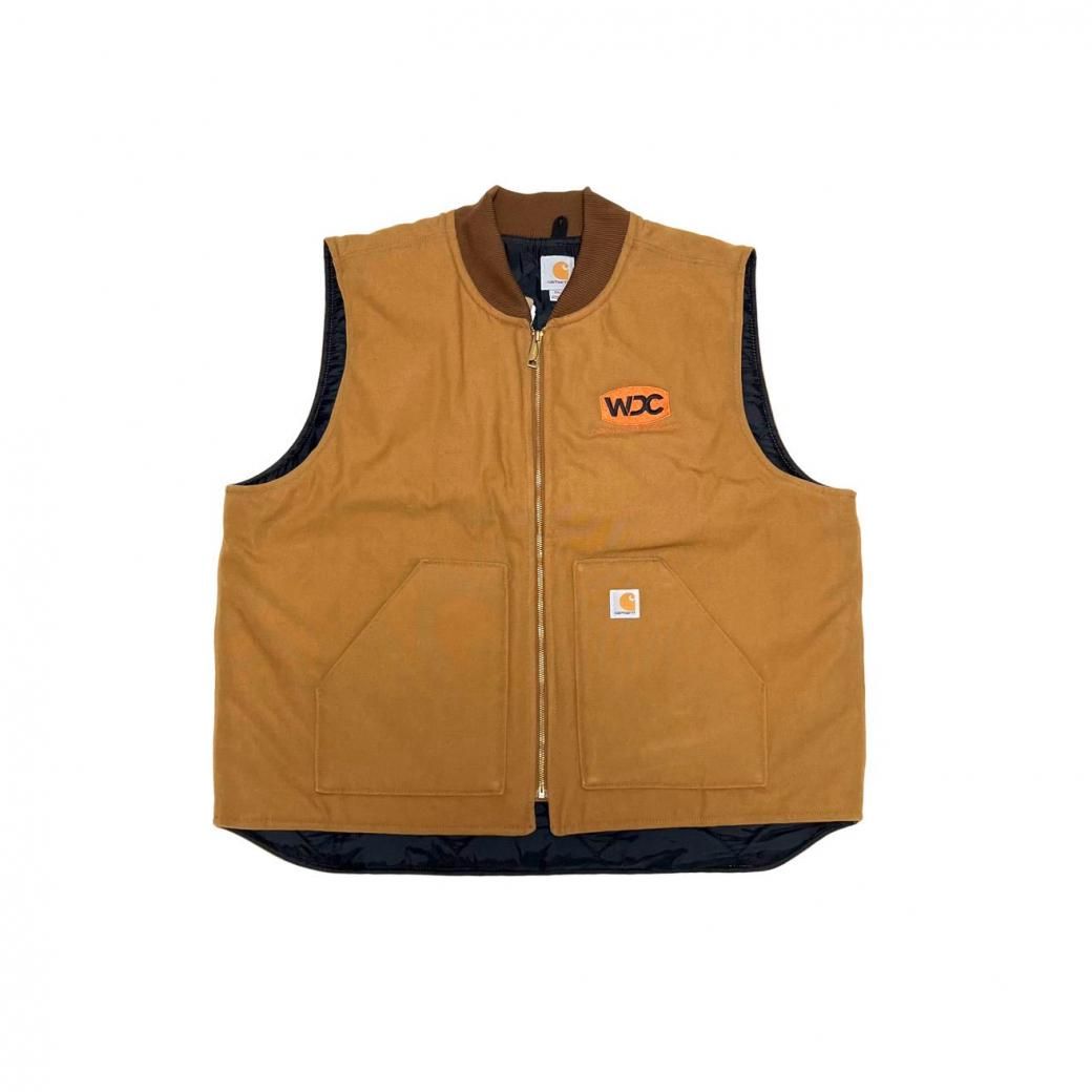 <div>CARHARTT</div>DUCK ACTIVE VEST<br>BROWN<br>COMPANY LOGO