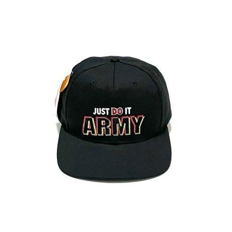 <div>NIKE</div>ARMY<br>90's Dead stock<br>SNAPBACK CAP<br>BLACK