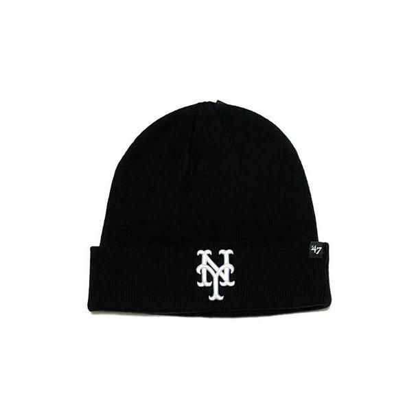 <div>47 BRAND</div>KNIT CAP<br>NEW YORK METS<br>MLB<br>BLK