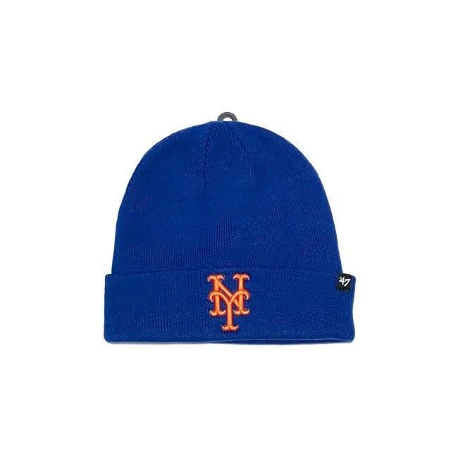 <div>47 BRAND</div>KNIT CAP<br>NEW YORK METS<br>MLB<br>BLU