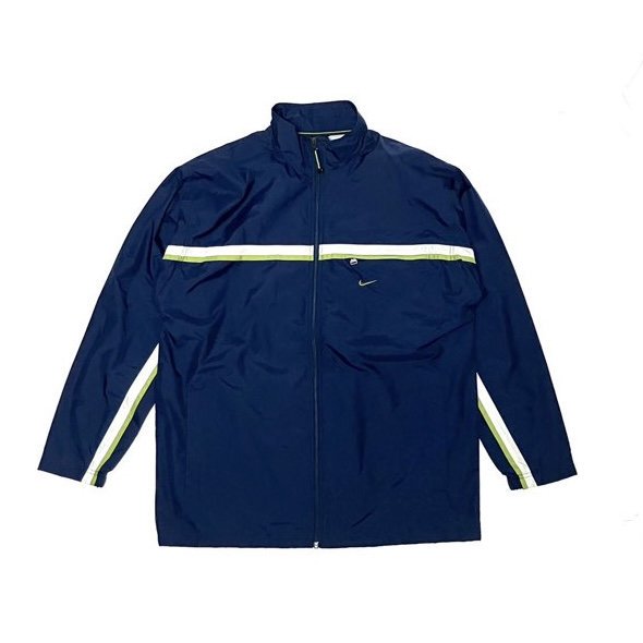 <div>Nike</div>DEAD STOCK<br>NYLON WINDBREAKER<br>NVYxWHTxLYM