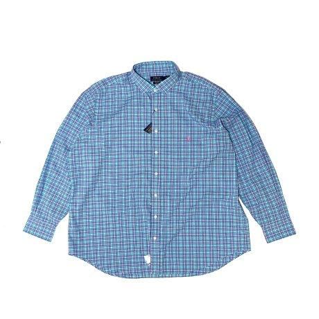 <div>Polo Ralph Lauren </div>L/S  CHECK SHIRT<br>2XBSTRETCH<br>BLUxE.GRN