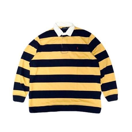 <div>Polo Ralph Lauren </div>L/S  POLO SHIRT<br>CLASSIC-FIT<br>YELxNVY
