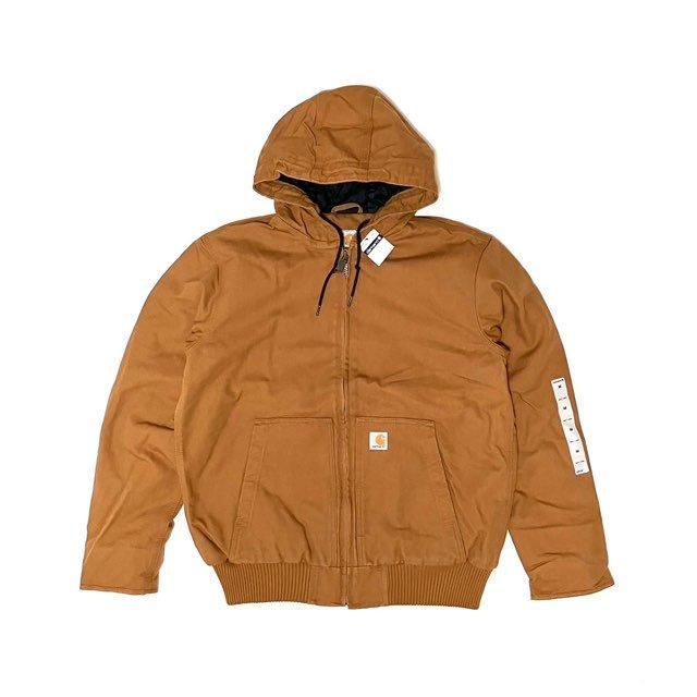 <div>CARHARTT</div>DUCK WORK JACKET<br>ACTIVE JACKET<br>SANDSTONEBRN