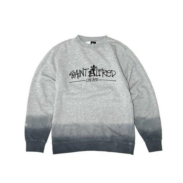 <div>STUSSY</div>x SAINT ALFLED<br>CREW SWEAT<br>GREY