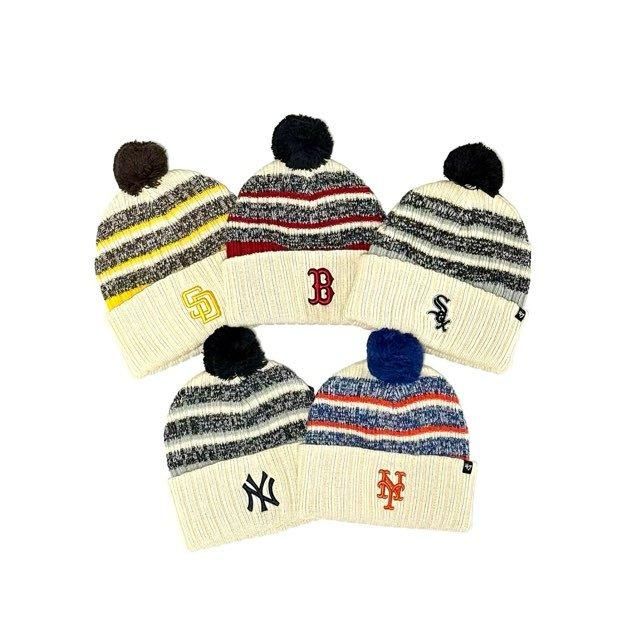 <div>47 BRAND</div>POM POM KNIT CAP<br>BEANIE<br>MLB