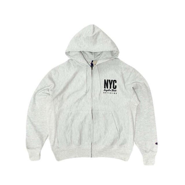<div>Champion</div>NYC<br>Empire State Building<br>REVERSE WEAVE<br>ZIP-UP PARKA<br>S.GRY
